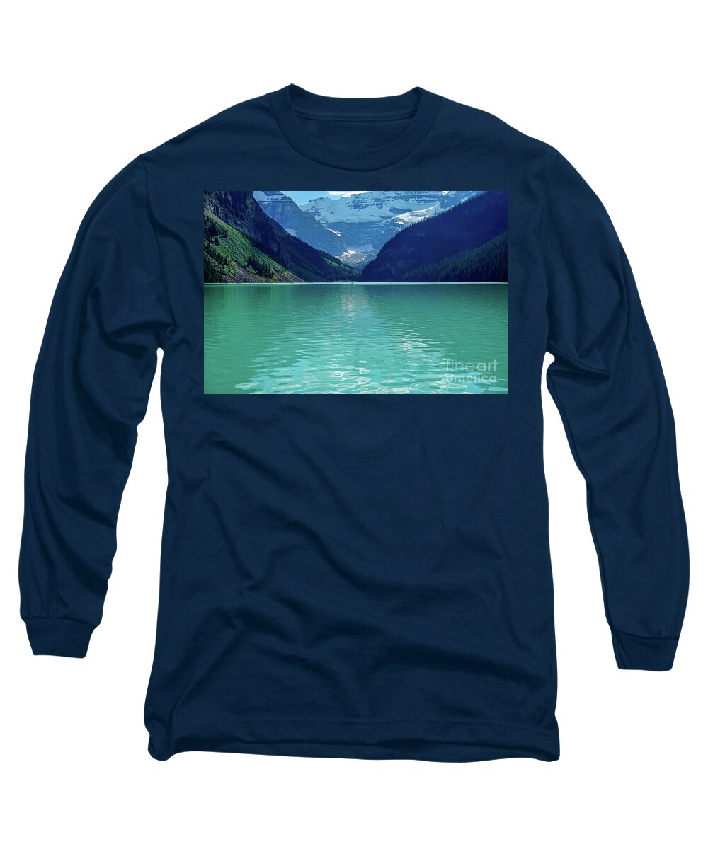Canada Long Sleeve T-Shirt featuring the photograph Magic at Lake Louise by Susan Rydberg