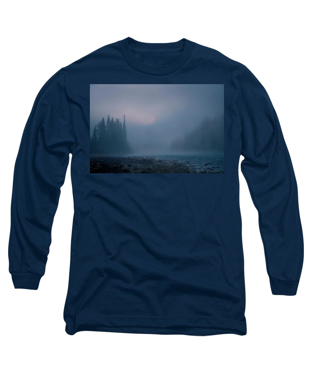 Mountains Long Sleeve T-Shirt featuring the photograph Misty Valley by Dan Jurak