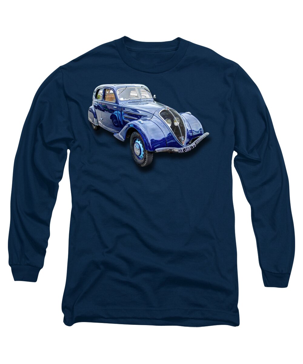 Peugeot 302 Long Sleeve T-Shirt featuring the photograph Peugeot 302 by Weston Westmoreland