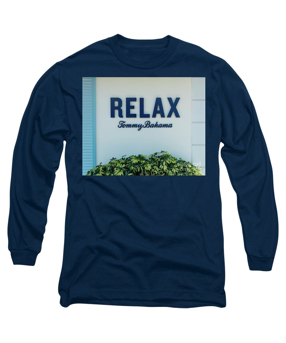 Relax Long Sleeve T-Shirt featuring the photograph Relax Tommy Bahama II by Brian Jannsen