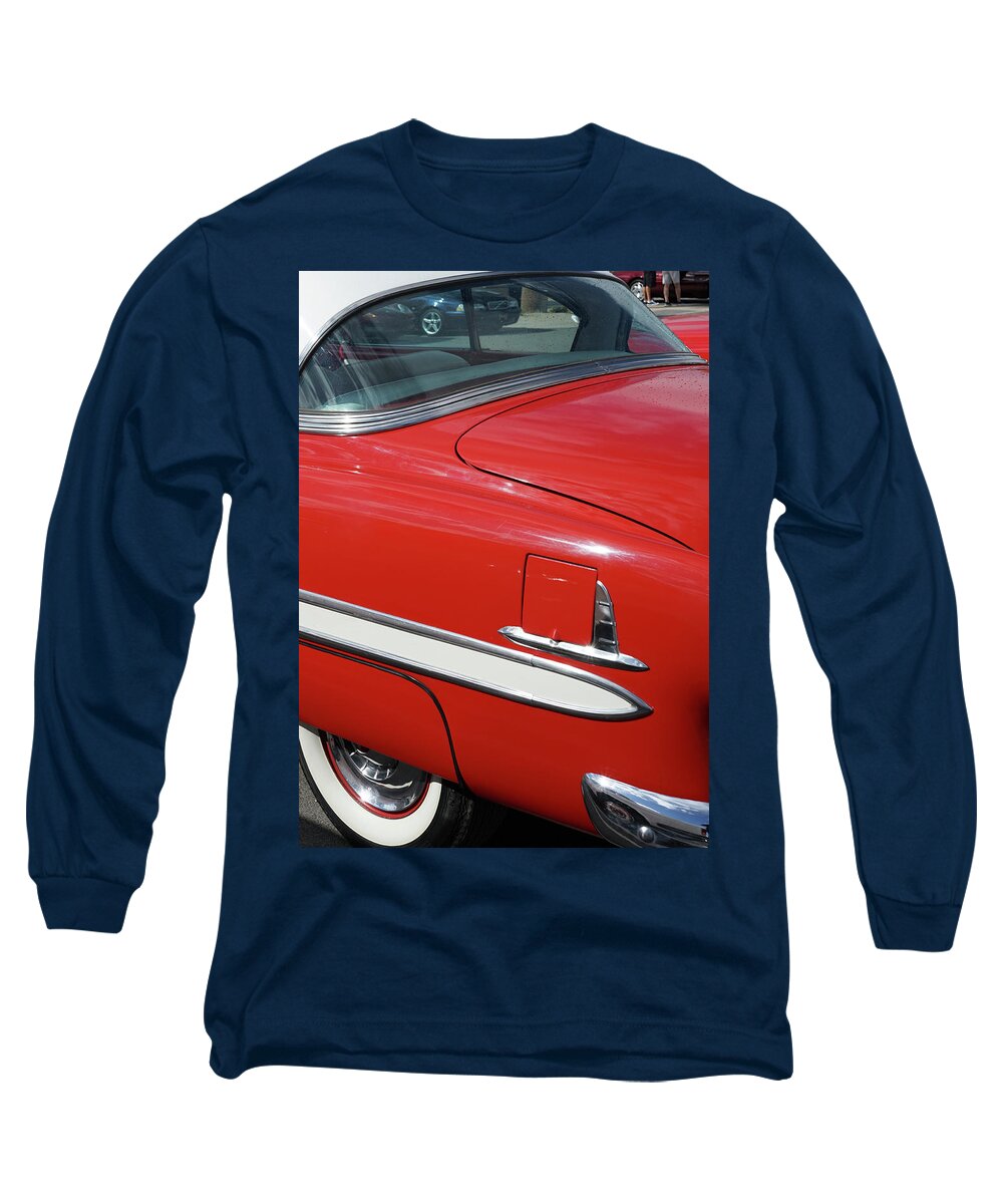Bel Long Sleeve T-Shirt featuring the photograph 1955 Bel Air by Matthew Bamberg