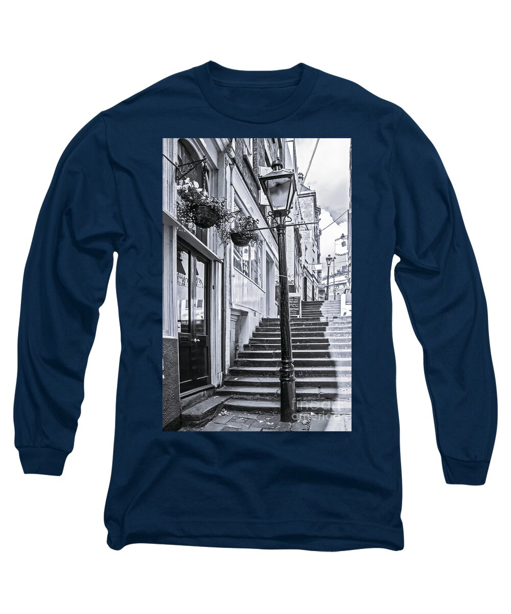 Christmas Steps Long Sleeve T-Shirt featuring the photograph Christmas Steps, Bristol. #4 by Colin Rayner