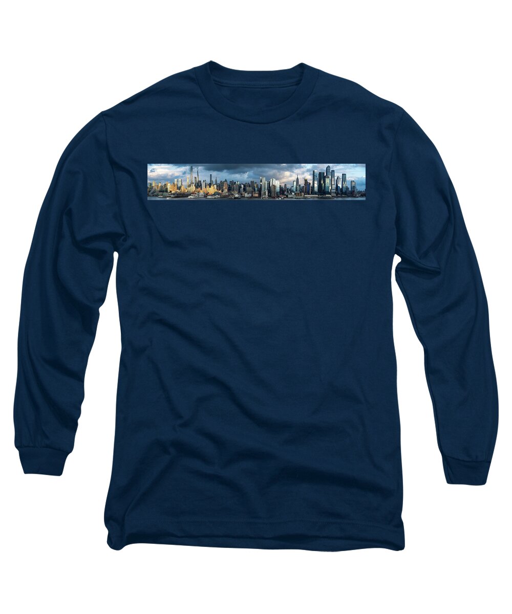 Empire State Building Long Sleeve T-Shirt featuring the photograph After the Storm by Kevin Suttlehan
