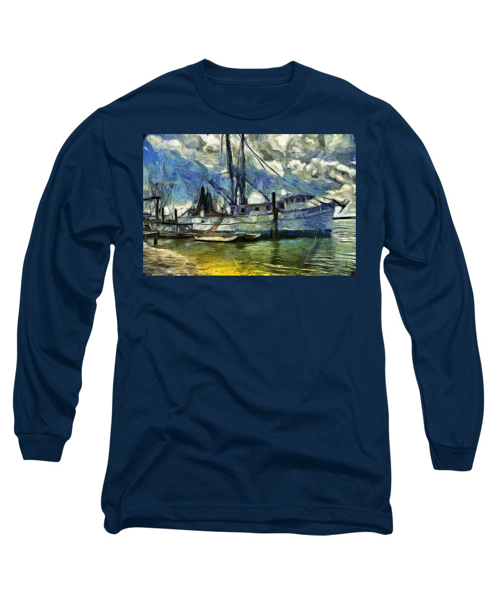 Fine Art Long Sleeve T-Shirt featuring the photograph Artsey Daddy's Girl by John Handfield