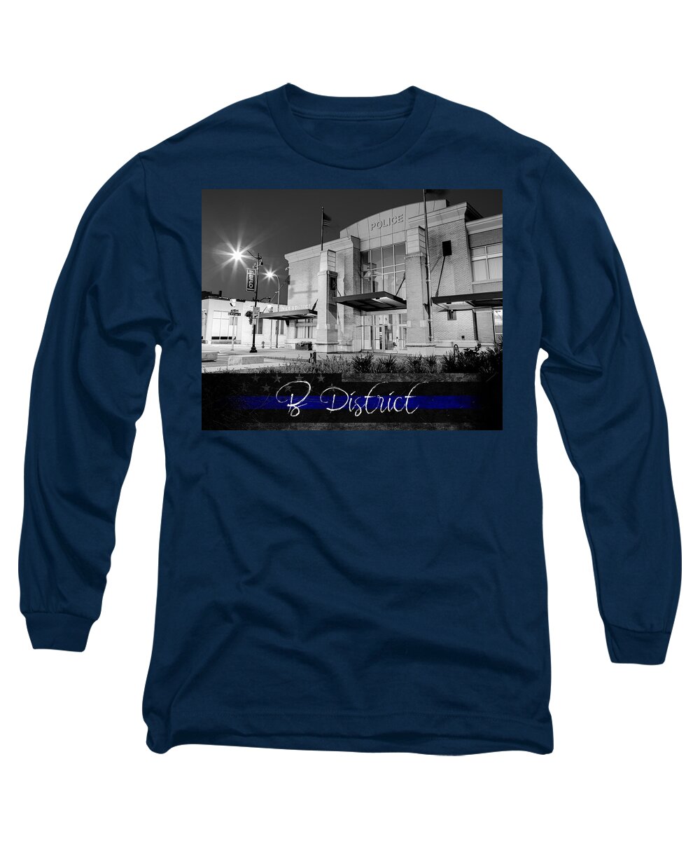 Buffalo New York Long Sleeve T-Shirt featuring the photograph B District by John Angelo Lattanzio