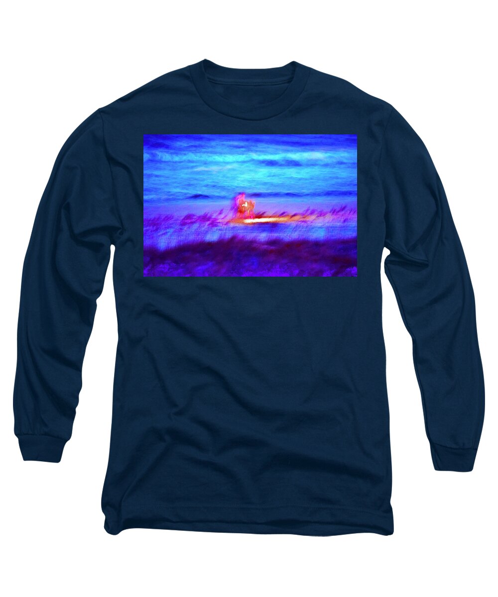 Angels Long Sleeve T-Shirt featuring the photograph Beach Angels in Alabama by Debra Grace Addison