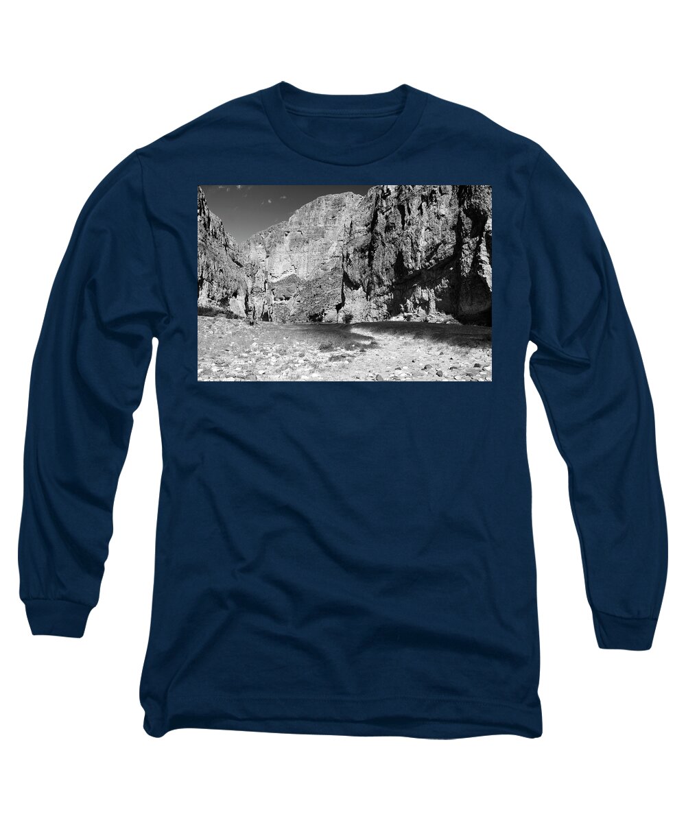 Bend Long Sleeve T-Shirt featuring the photograph Big Bend National Park-002-M by David Allen Pierson
