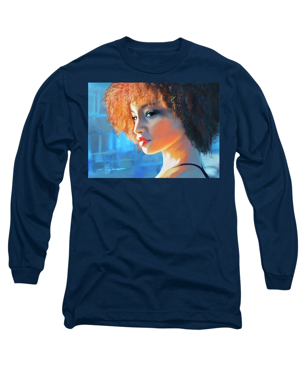 Discovery Of Witches Long Sleeve T-Shirt featuring the digital art Catching the Sun by Shehan Wicks