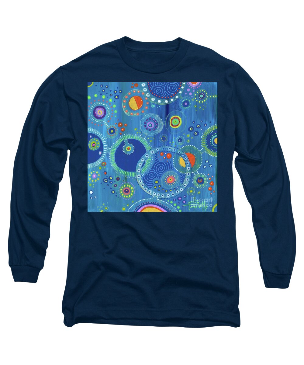 Covid-19 Long Sleeve T-Shirt featuring the painting Covid-19 Quarantine by Tanielle Childers