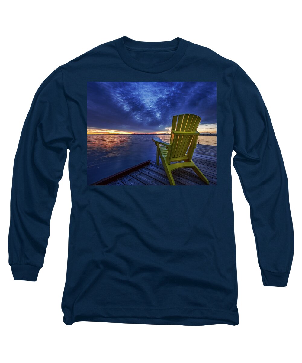Cherry Valley Long Sleeve T-Shirt featuring the photograph Farewell to Summer. by Dee Potter