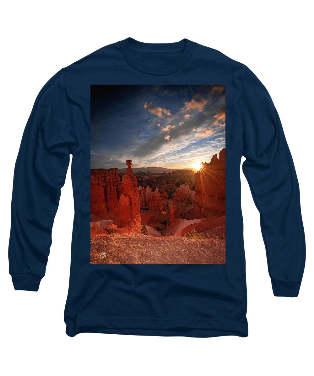 50s Long Sleeve T-Shirt featuring the photograph Morning Kiss by Edgars Erglis