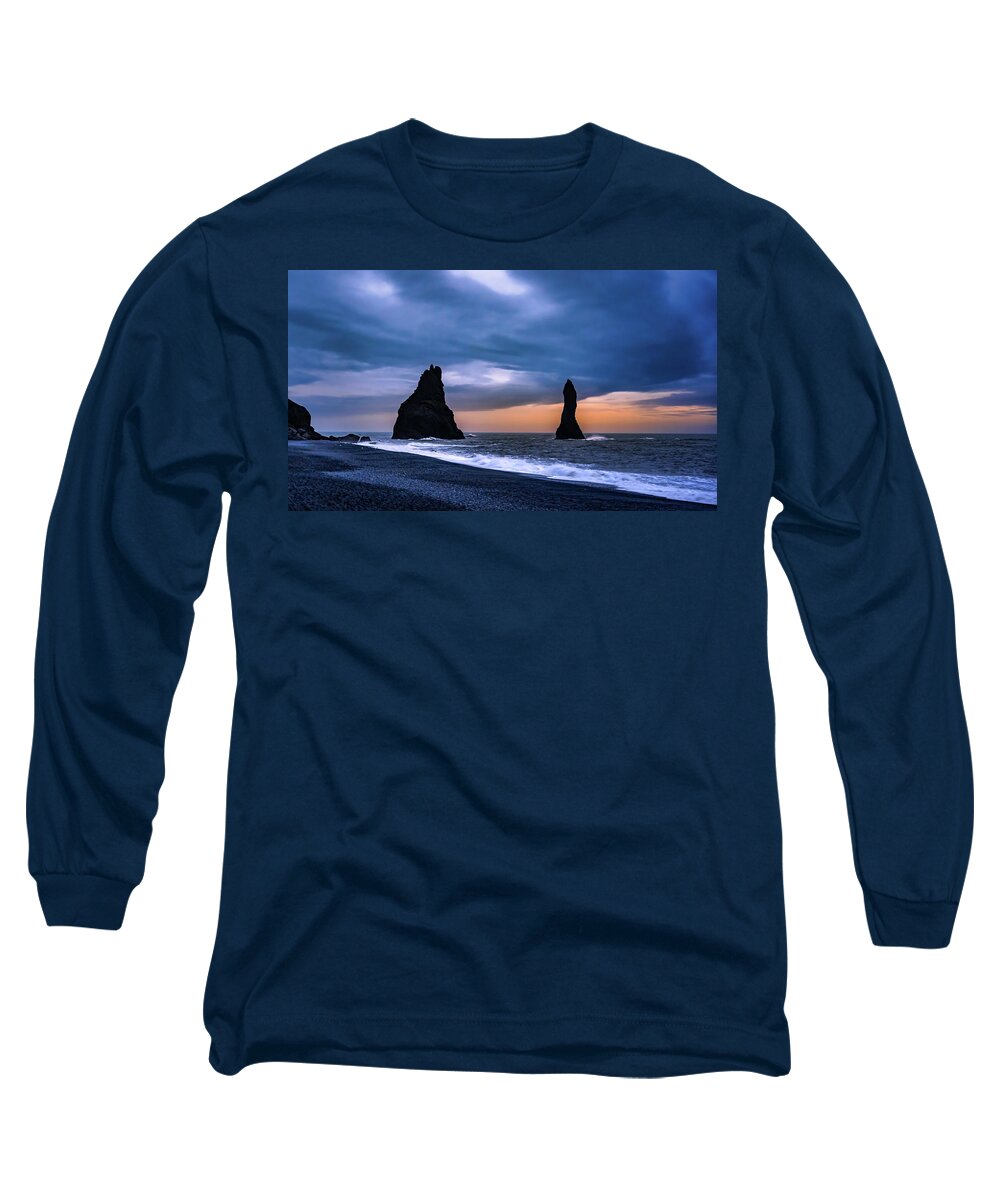 Atlantic Ocean Long Sleeve T-Shirt featuring the photograph Rising Dawn by Dee Potter
