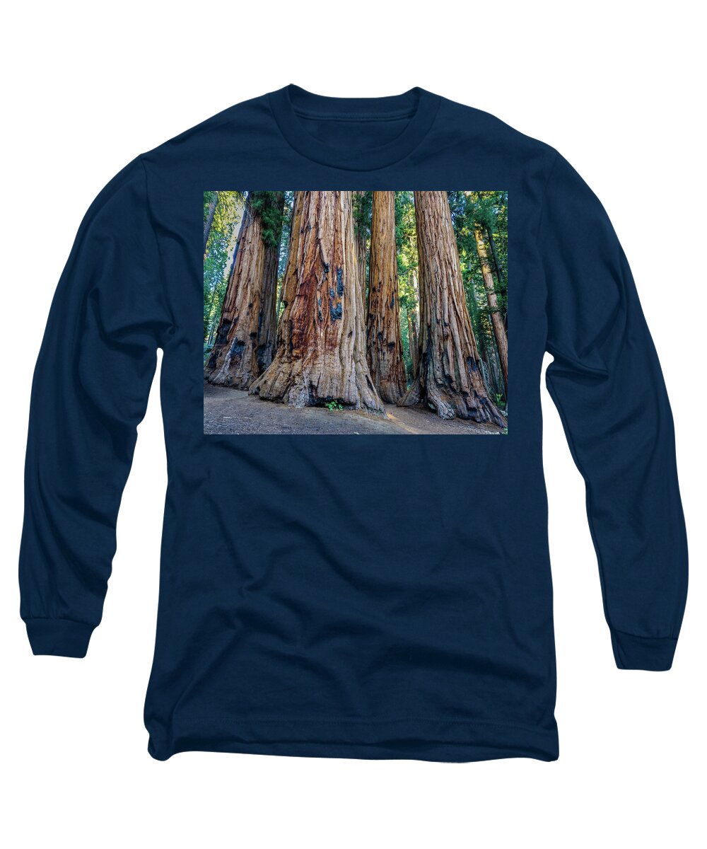 Sequoia National Park Long Sleeve T-Shirt featuring the photograph Senate Group by Brett Harvey