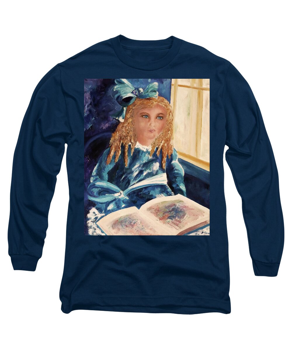Child Long Sleeve T-Shirt featuring the painting The Gift of Imagination by Claire Bull