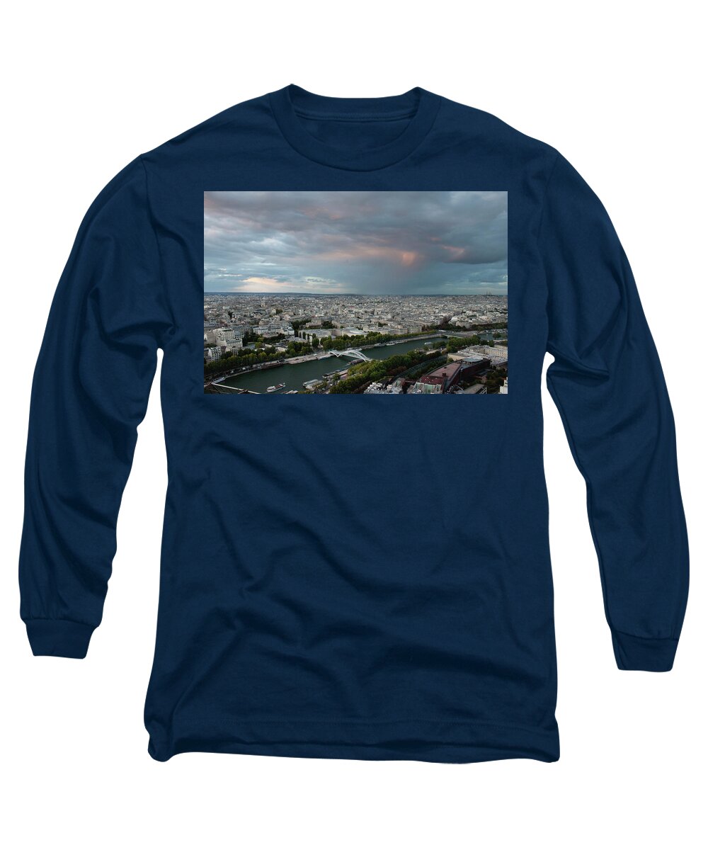 View Of Paris Long Sleeve T-Shirt featuring the photograph View of Paris by Ivete Basso Photography