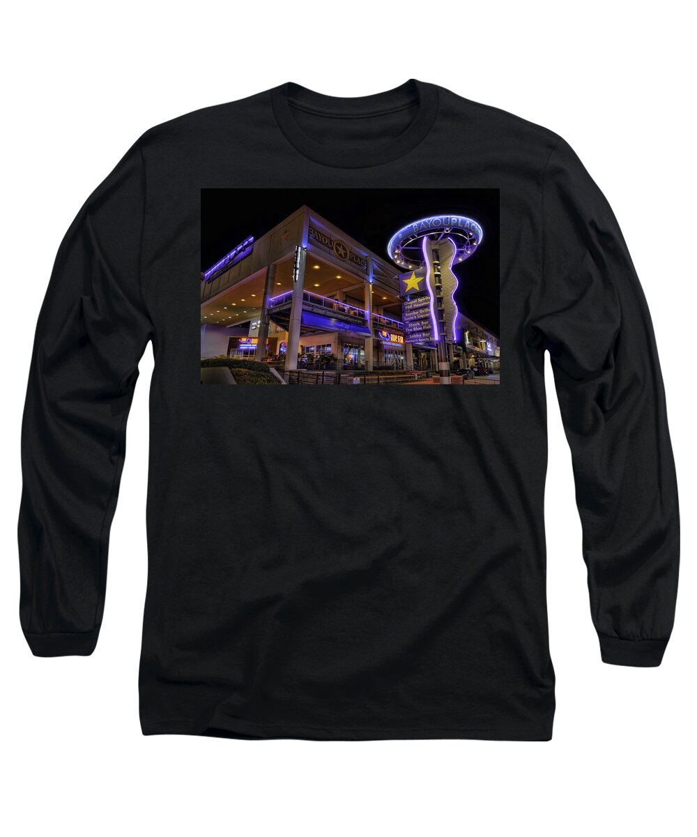 Bayou Place Long Sleeve T-Shirt featuring the photograph Bayou Place #1 by Tim Stanley