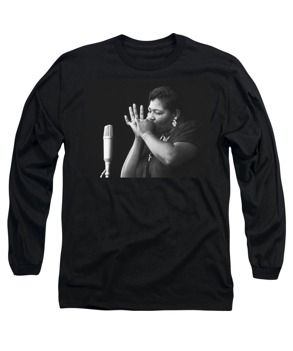 Big Mama Thornton Long Sleeve T-Shirt featuring the photograph Big Mama Thornton #1 by Dave Allen