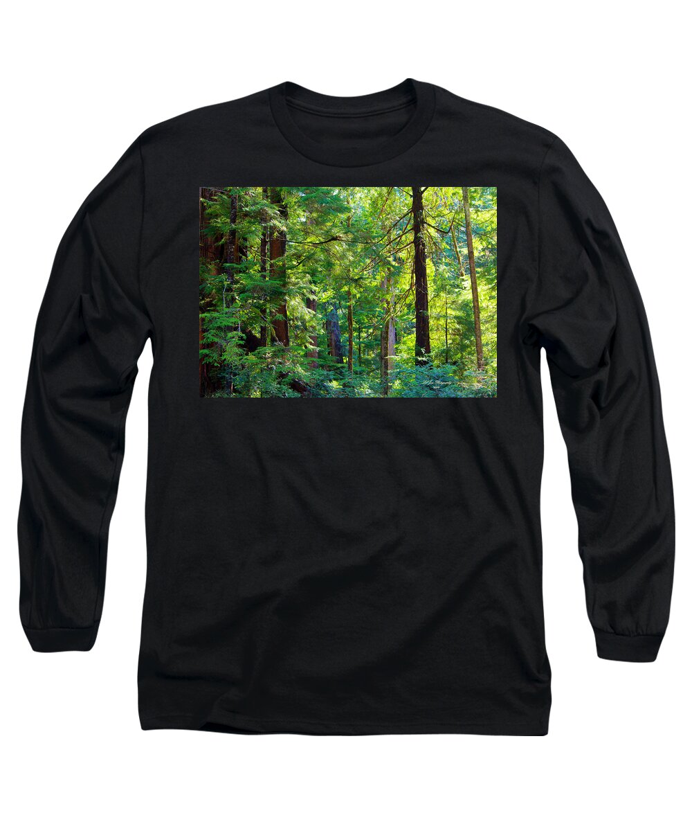 Hoh Long Sleeve T-Shirt featuring the photograph Hoh Rain Forest #1 by Jeanette C Landstrom