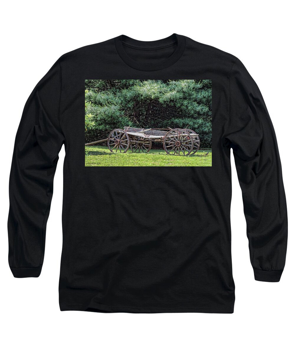 Wagon Long Sleeve T-Shirt featuring the photograph Old Wagon #3 by Bonnie Willis