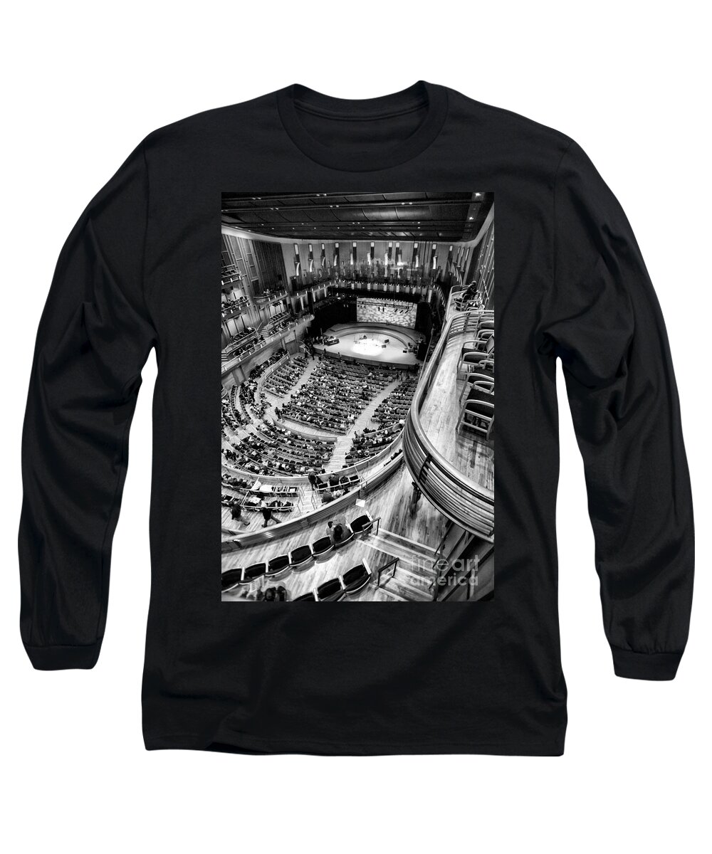 Strathmore Music Center Long Sleeve T-Shirt featuring the photograph View from the Upper Balcony at Strathmore Music Center #2 by William Kuta
