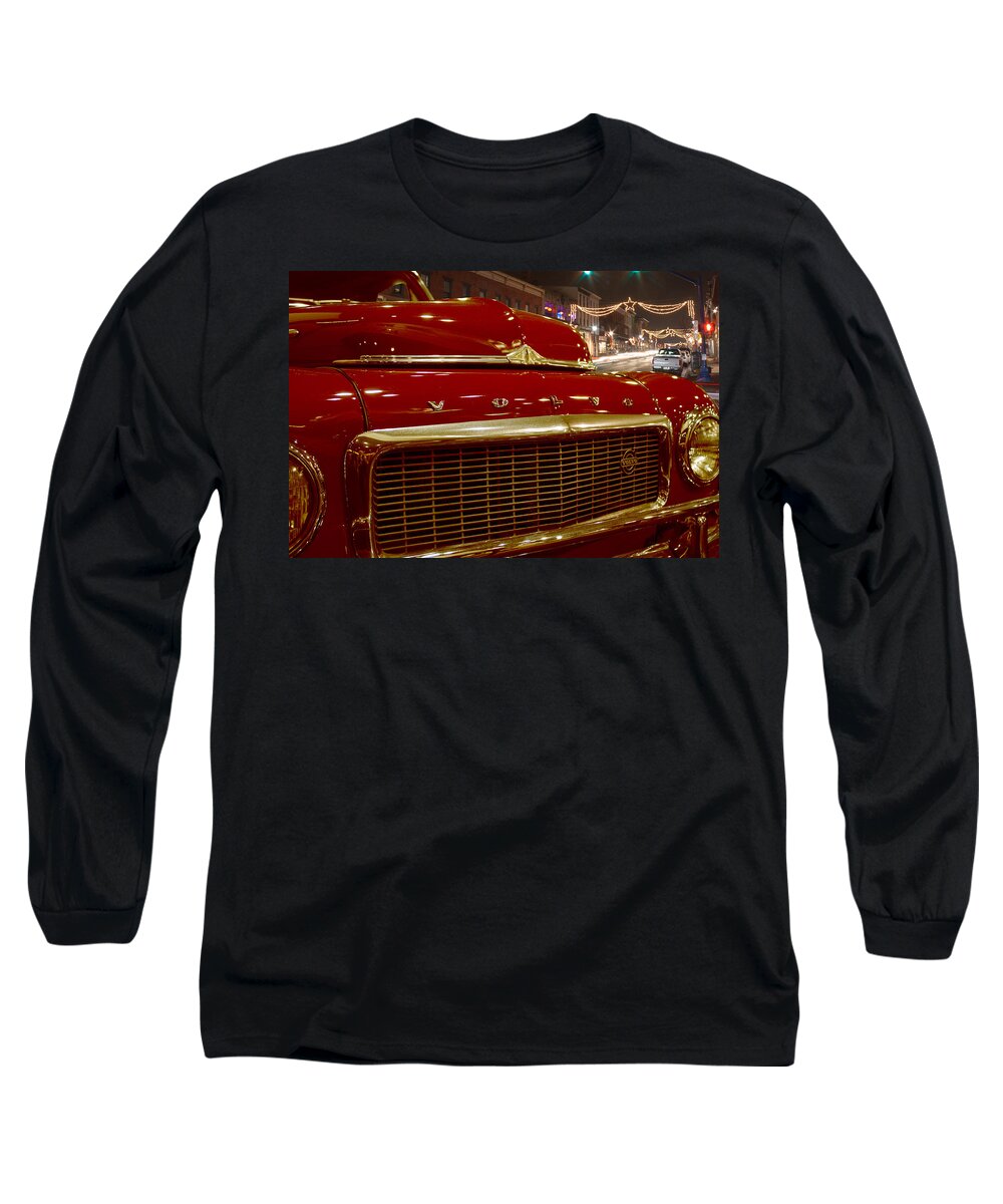 1953 Long Sleeve T-Shirt featuring the photograph 1953 Volvo PV 444 by Michael Porchik