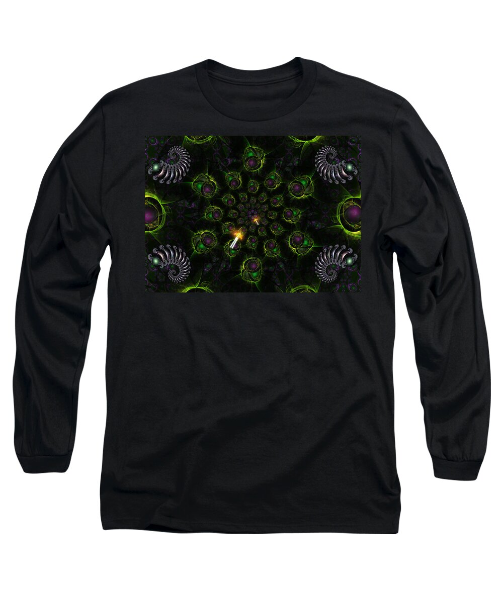 Corporate Long Sleeve T-Shirt featuring the digital art Cosmic Embryos #1 by Shawn Dall