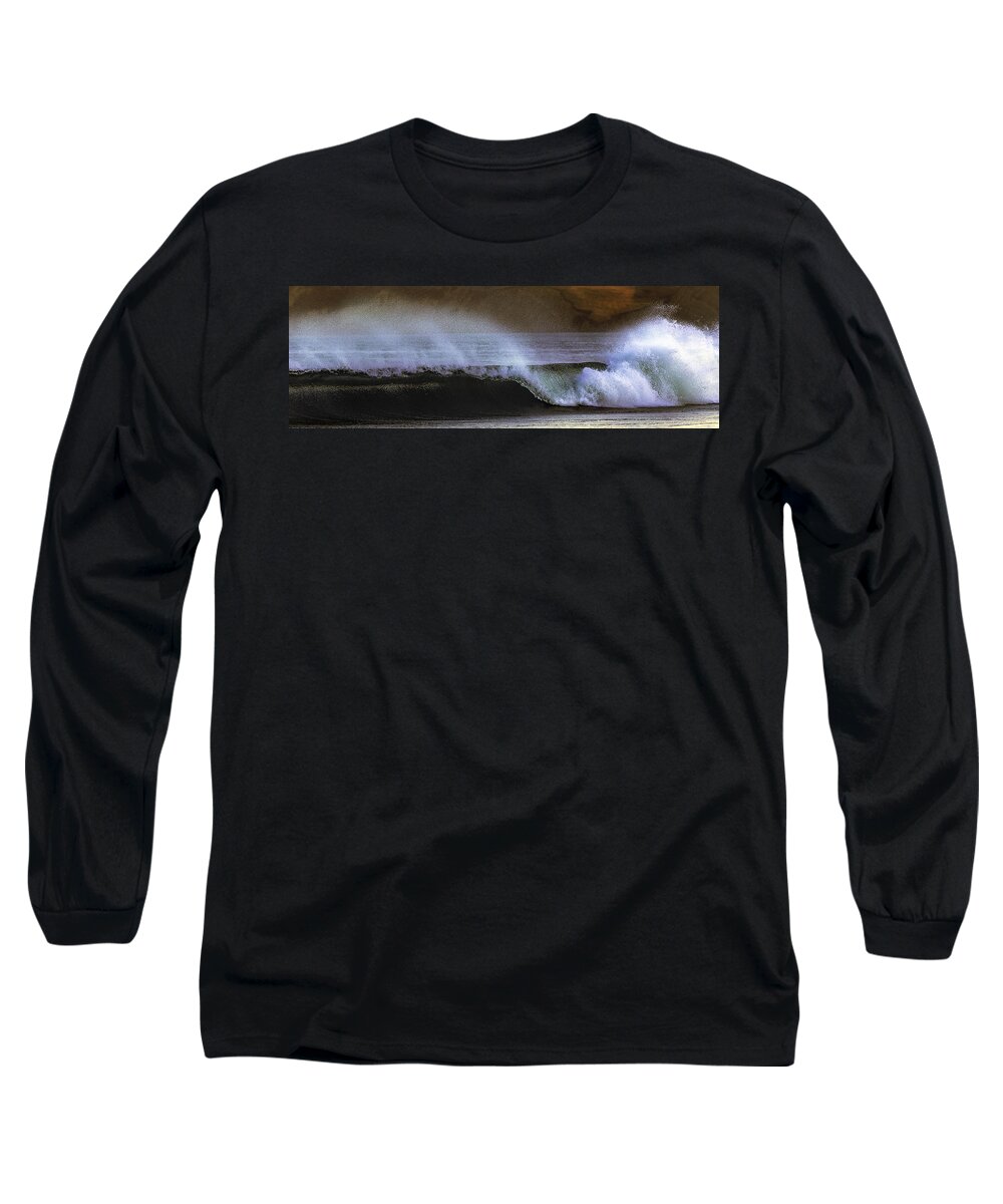 Beach Long Sleeve T-Shirt featuring the photograph Drakes Beach Break by Don Hoekwater Photography