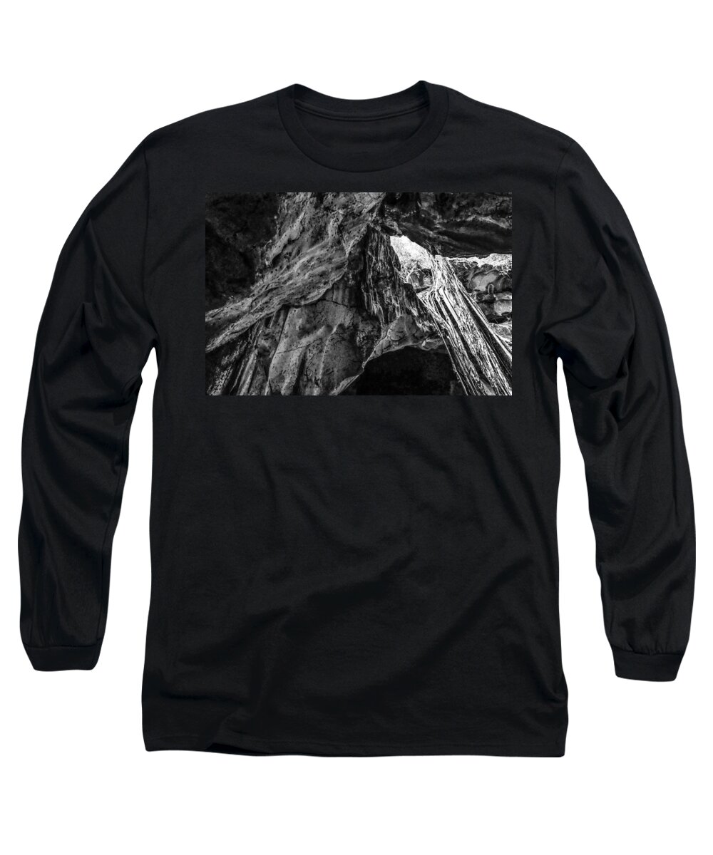 Ocho Rios Long Sleeve T-Shirt featuring the photograph Green Grotto Caves #2 by Bill Howard