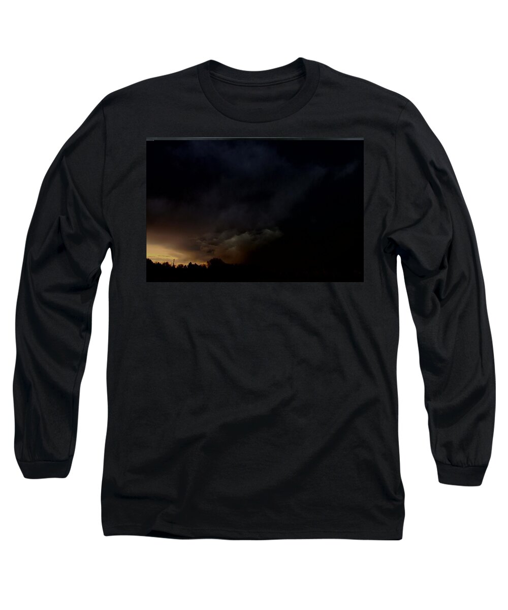 Stormscape Long Sleeve T-Shirt featuring the photograph Let the Storm Season Begin #1 by NebraskaSC