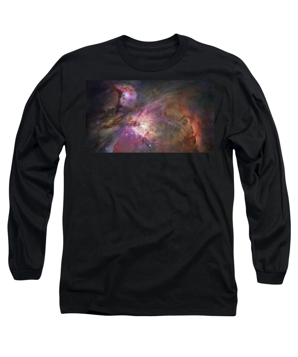 Nebula Long Sleeve T-Shirt featuring the photograph Orion Nebula #2 by Sebastian Musial