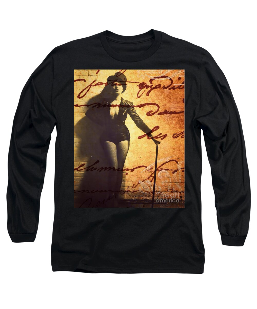 Nostalgic Seduction Long Sleeve T-Shirt featuring the photograph Winsome Women #2 by Chris Andruskiewicz