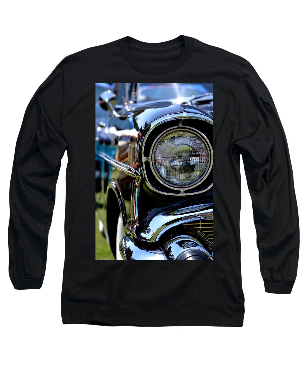 Car Long Sleeve T-Shirt featuring the photograph 50's Chevy by Dean Ferreira