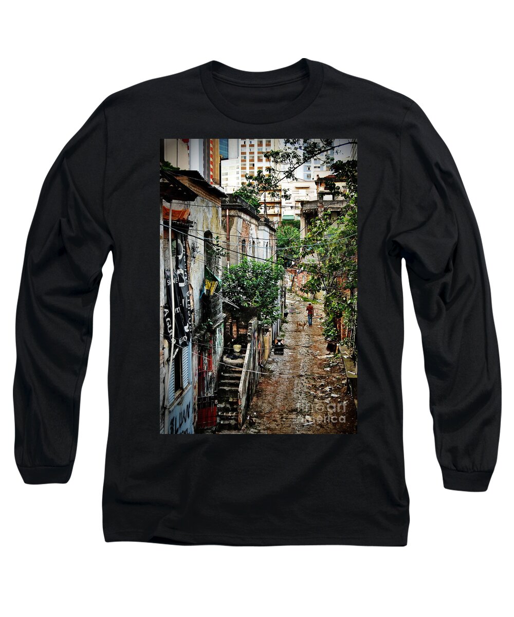 Sao Paulo Long Sleeve T-Shirt featuring the photograph Abandoned place in Sao Paulo by Carlos Alkmin