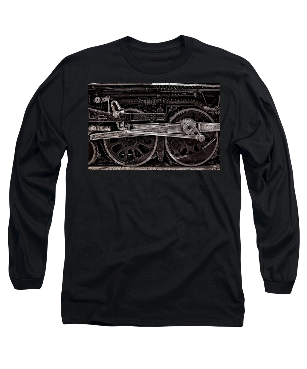 Union Pacific Long Sleeve T-Shirt featuring the photograph American Iron by Ken Smith