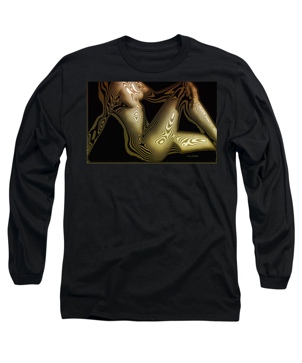 Woman Long Sleeve T-Shirt featuring the digital art Animal Magnetism by Donna Blackhall