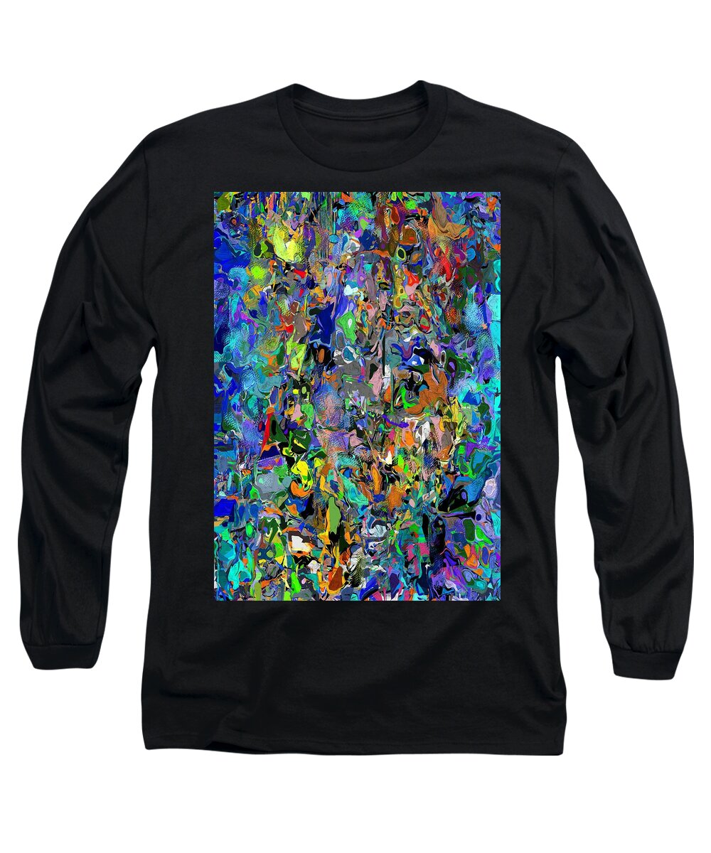 Fine Art Long Sleeve T-Shirt featuring the digital art Anthyropolitic 1 by David Lane