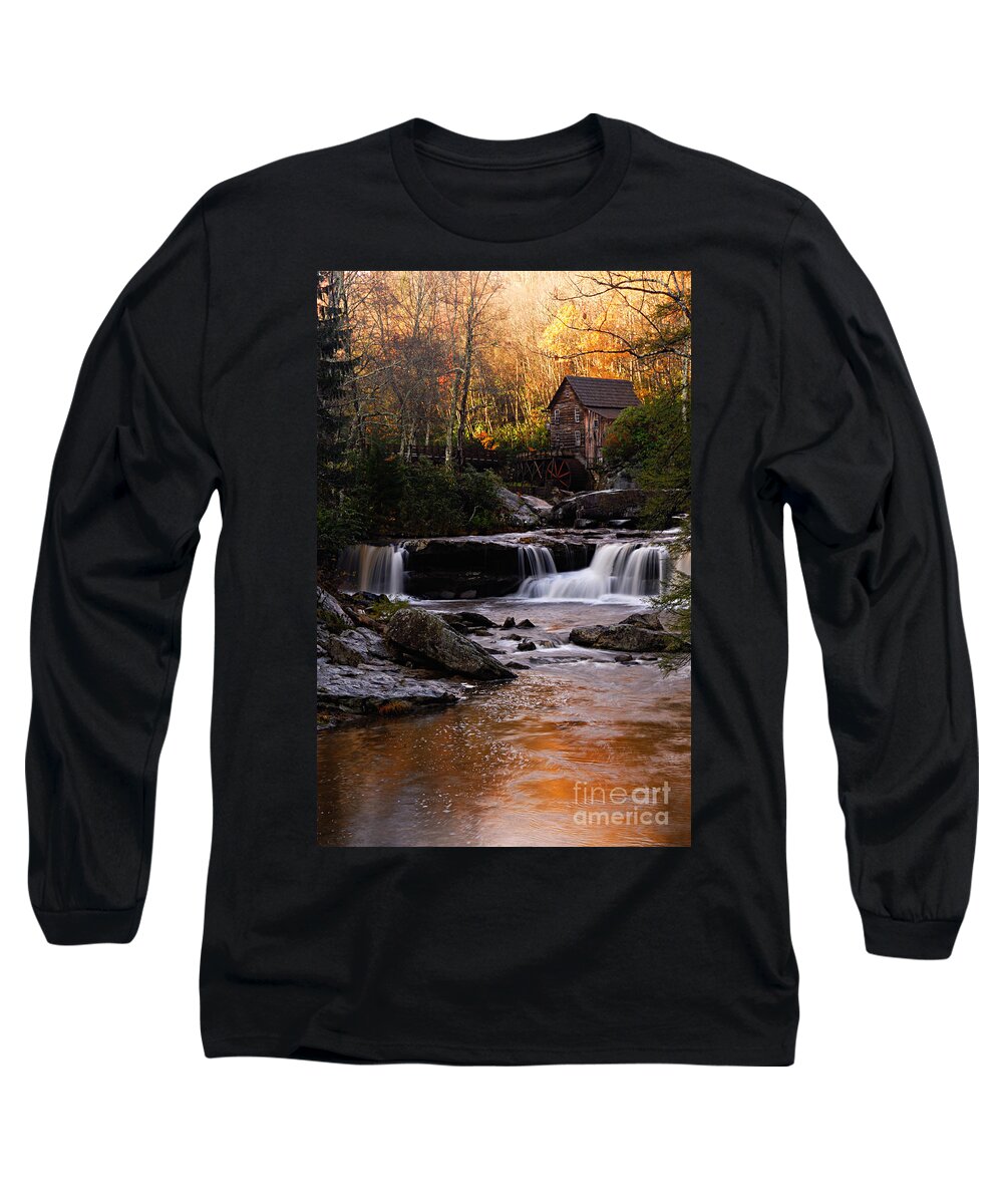 Photography Long Sleeve T-Shirt featuring the photograph Autumn Light by Larry Ricker