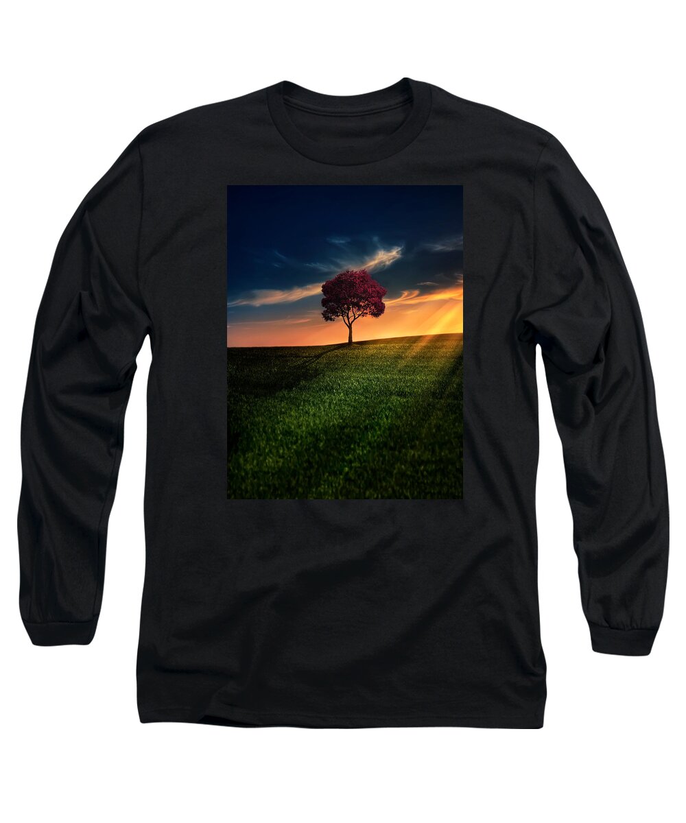 #faatoppicks Long Sleeve T-Shirt featuring the photograph Awesome Solitude by Bess Hamiti