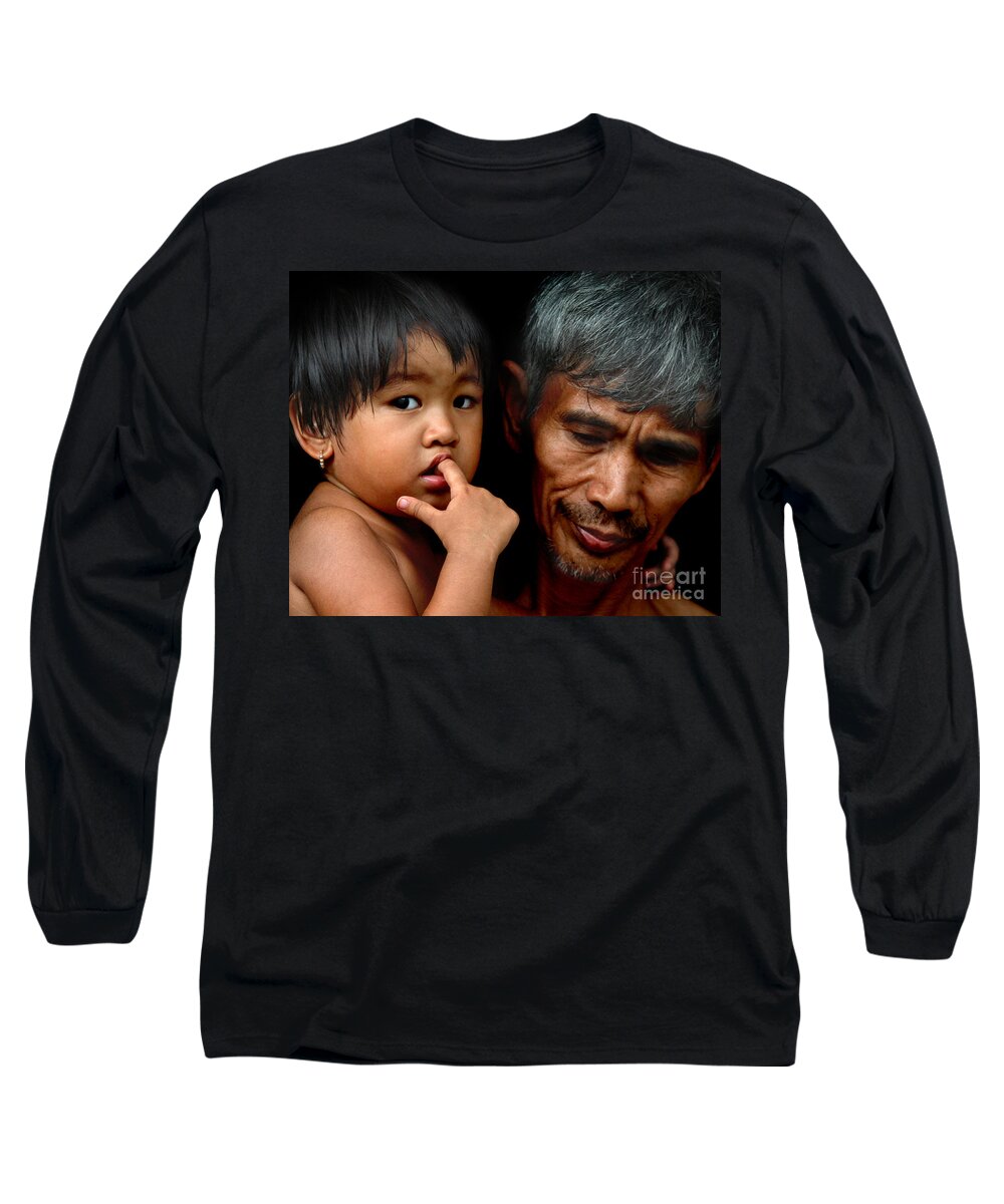 Father Long Sleeve T-Shirt featuring the photograph Baker's Daughter by Michael Arend