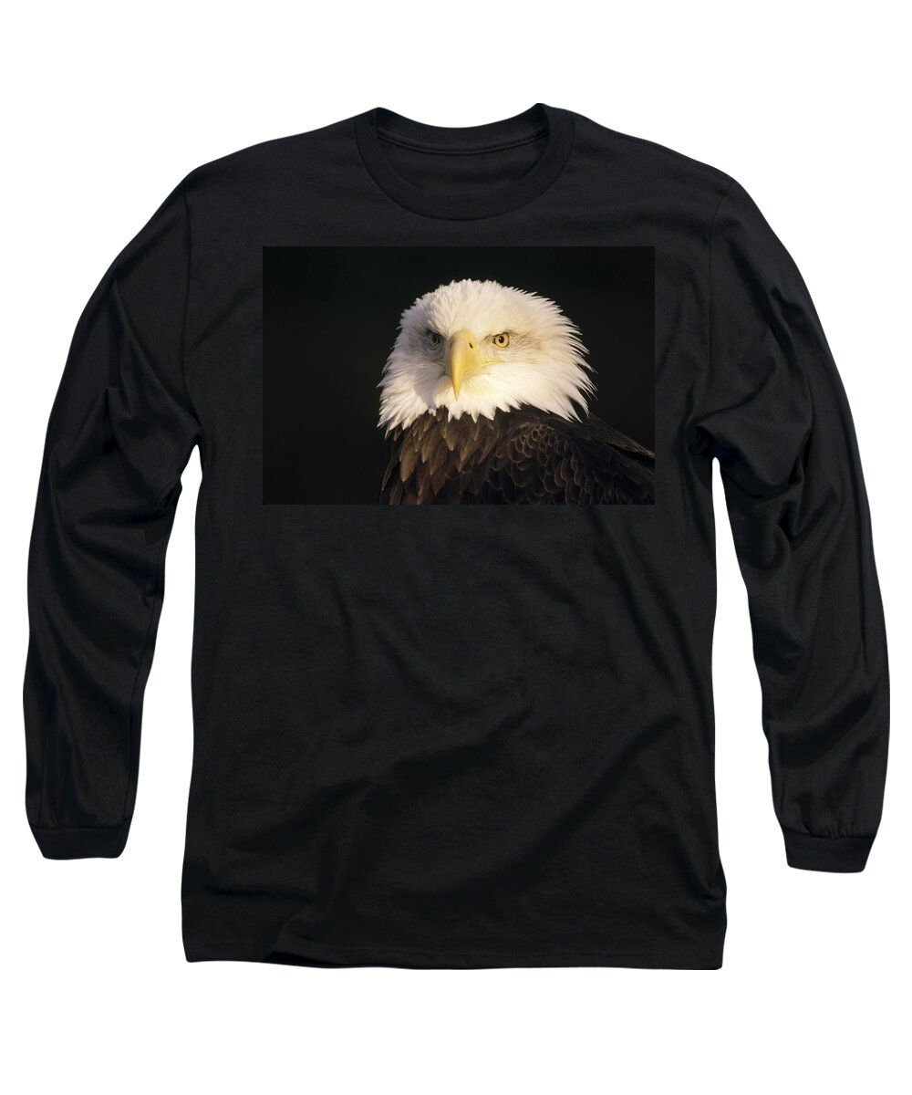 Feb0514 Long Sleeve T-Shirt featuring the photograph Bald Eagle Portrait by Gerry Ellis