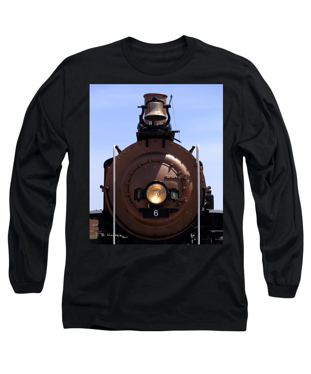 Baldwin Long Sleeve T-Shirt featuring the photograph Baldwin Locomotive Engine 6 by R B Harper