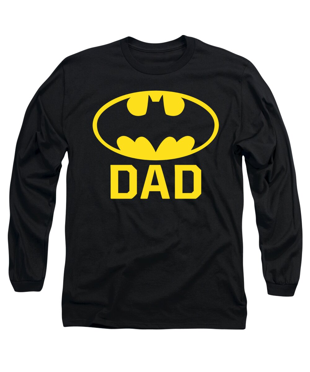 Batman Long Sleeve T-Shirt featuring the digital art Batman - Bat Dad by Brand A