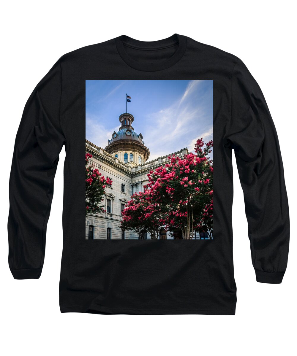 1903 Long Sleeve T-Shirt featuring the photograph Blossoms At The State House by Traveler's Pics