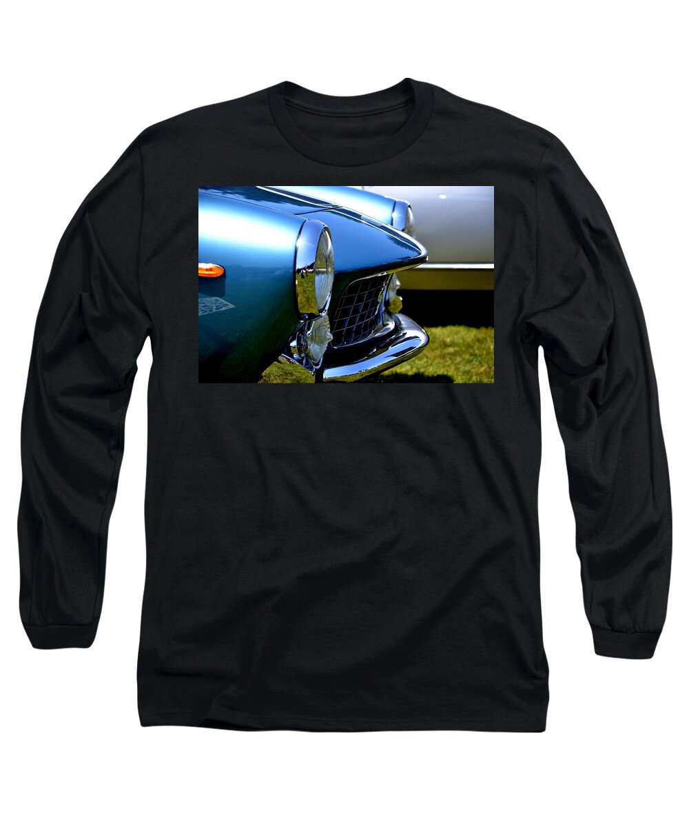 Car Long Sleeve T-Shirt featuring the photograph Blue Car by Dean Ferreira