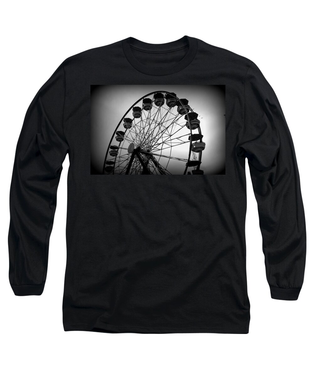 Daytona Boardwalk Long Sleeve T-Shirt featuring the photograph Boardwalk Beauty by Laurie Perry