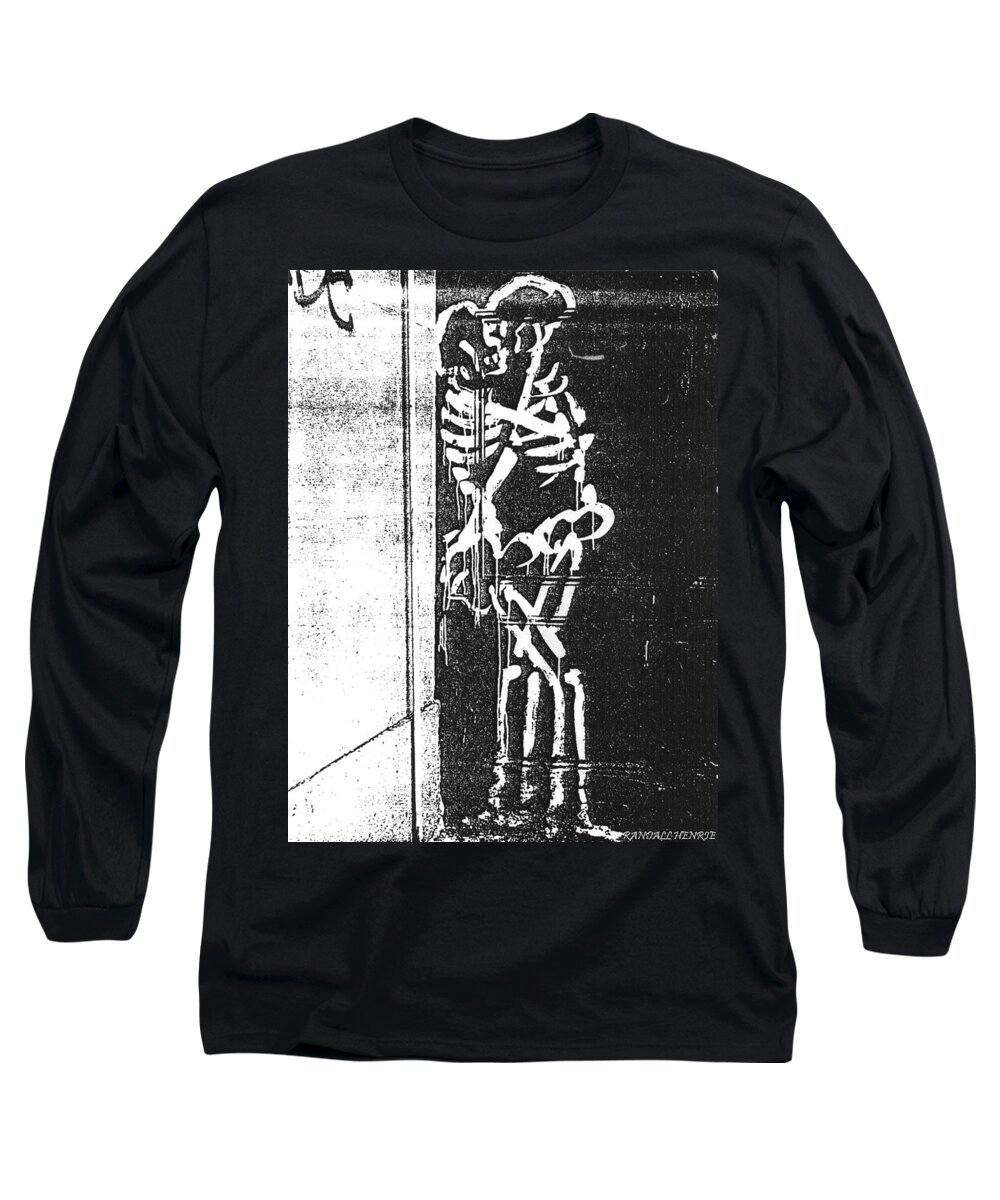 Digital Long Sleeve T-Shirt featuring the digital art Bones by Randall J Henrie