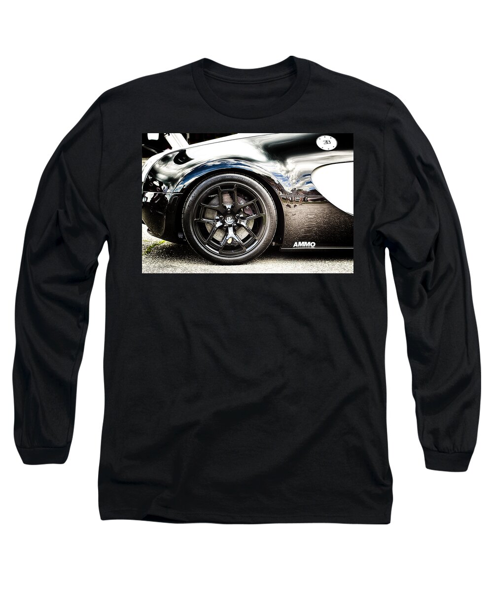 Brake Long Sleeve T-Shirt featuring the photograph Brake for Bugatti by Scott Wyatt