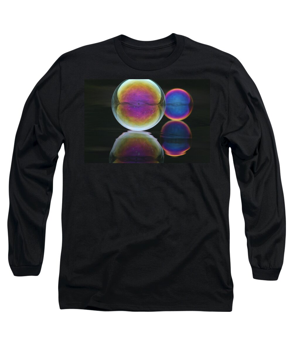 Bubble Long Sleeve T-Shirt featuring the photograph Bubble Spectacular by Cathie Douglas