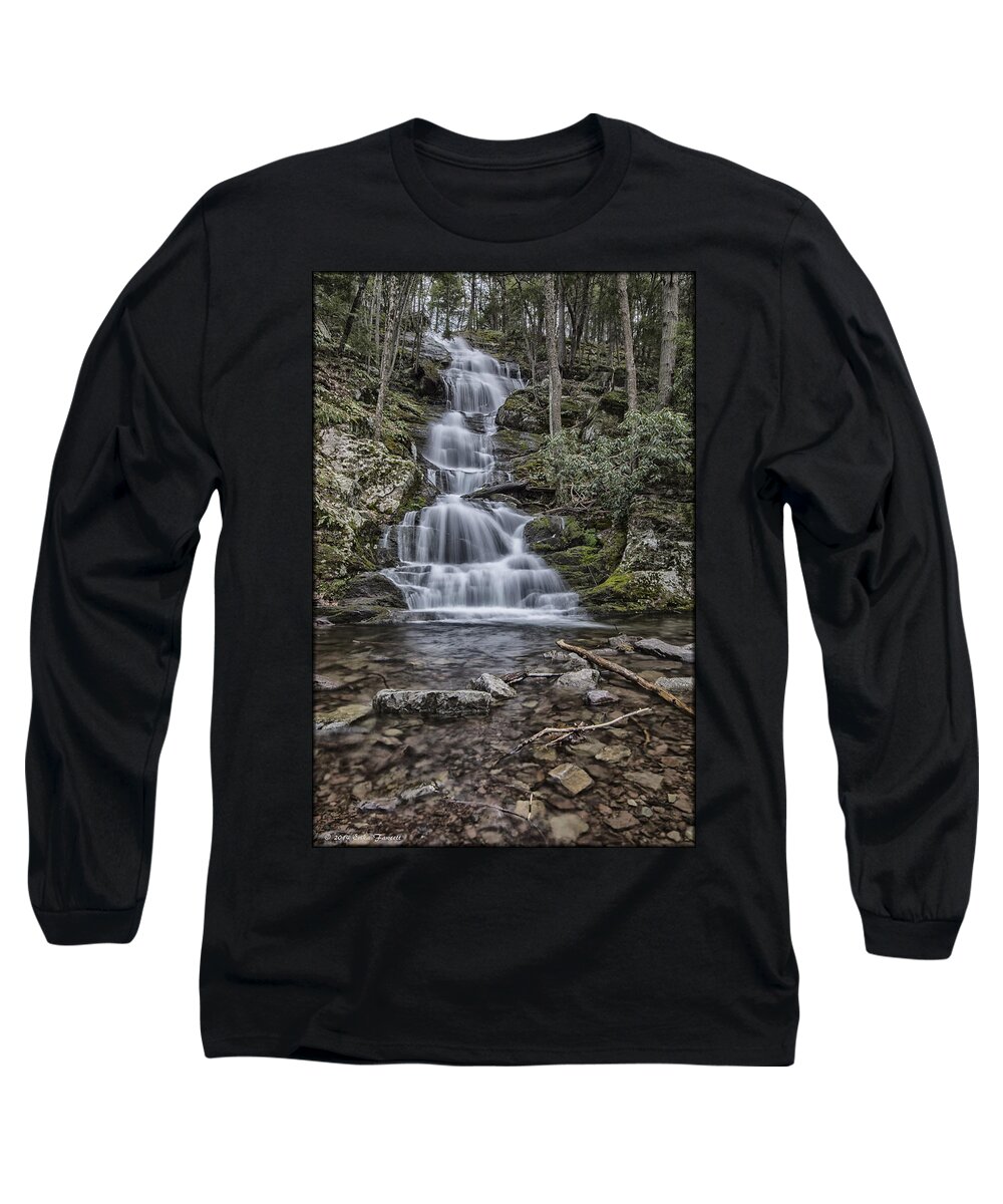 Waterfall Long Sleeve T-Shirt featuring the photograph Buttermilk by Erika Fawcett