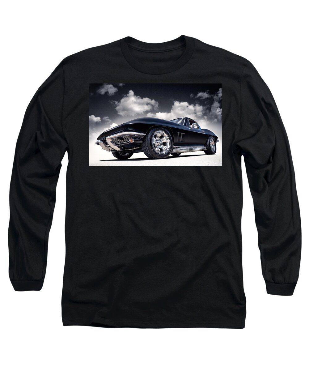 Corvette Long Sleeve T-Shirt featuring the digital art C2 It by Douglas Pittman